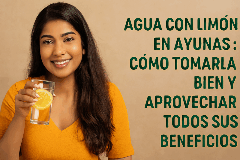 Agua con limón en ayunas: cómo tomarla bien y aprovechar todos sus beneficios